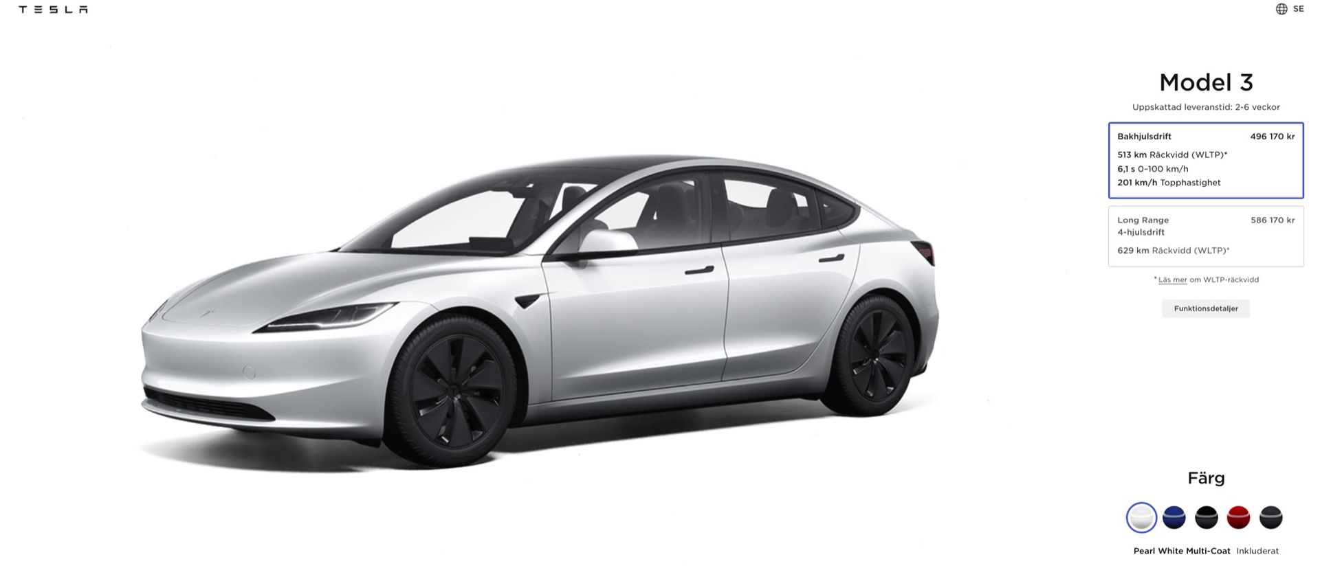 Så här billig har Tesla Model 3 aldrig varit tidigare