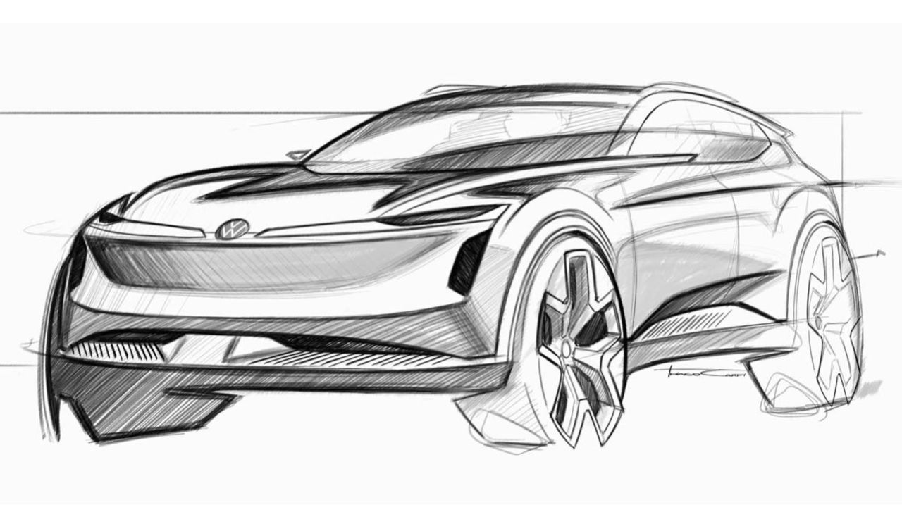 Skisser visar Volkswagens nya design