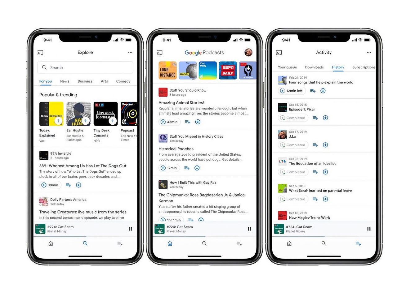 Google Podcasts kommer att fungera en stund till