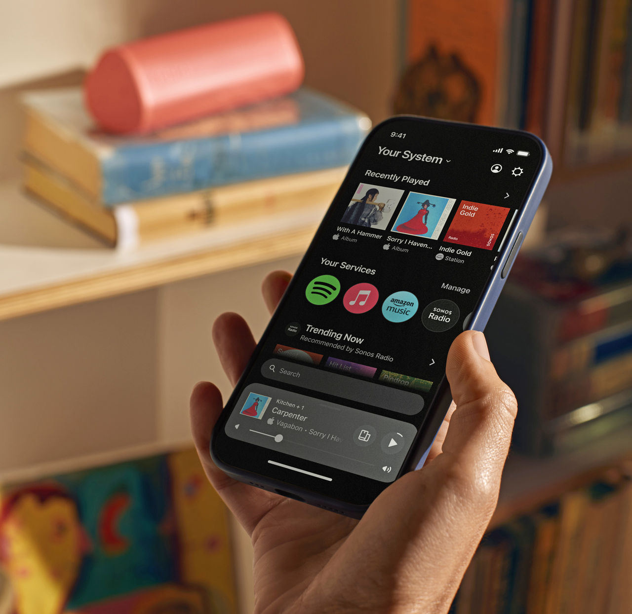 Sonos visar sin nya app