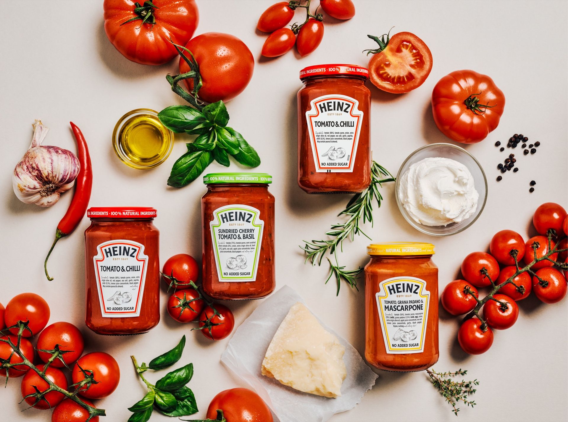 Tre nya pastasåser från Heinz