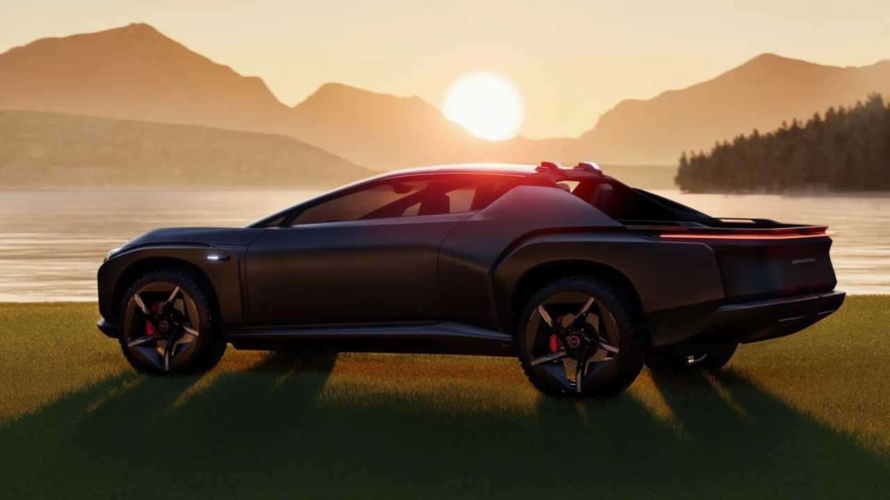Italdesign visar märklig eldriven pickup-coupé