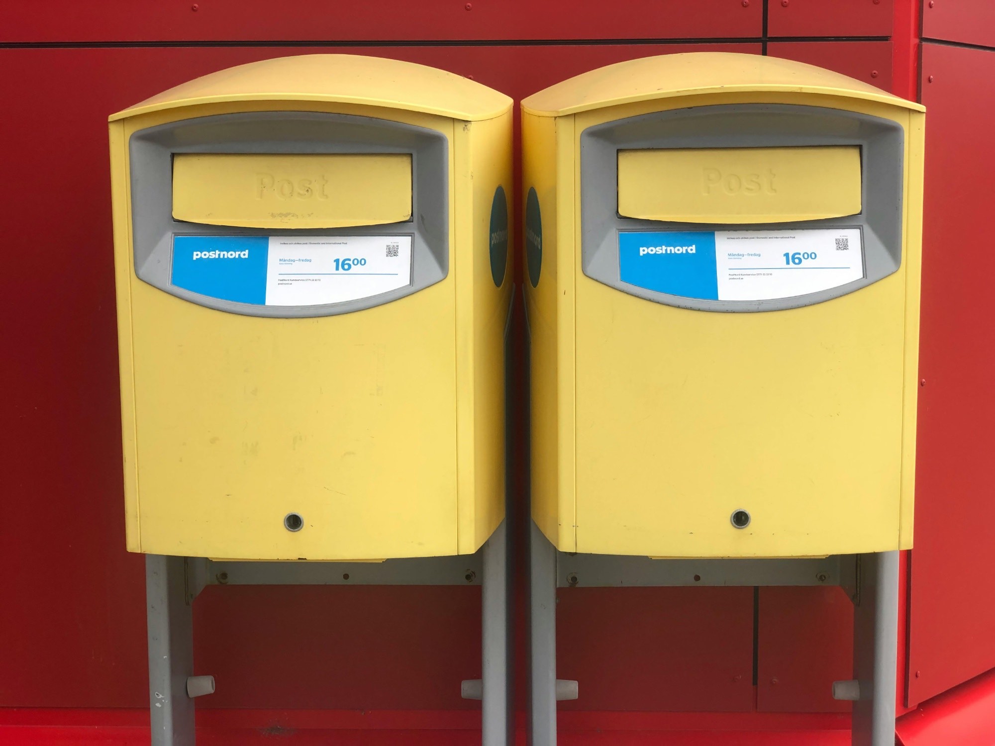 Postnord slutar tömma brevlådor varje dag. Kommer snart bara att tömmas ...