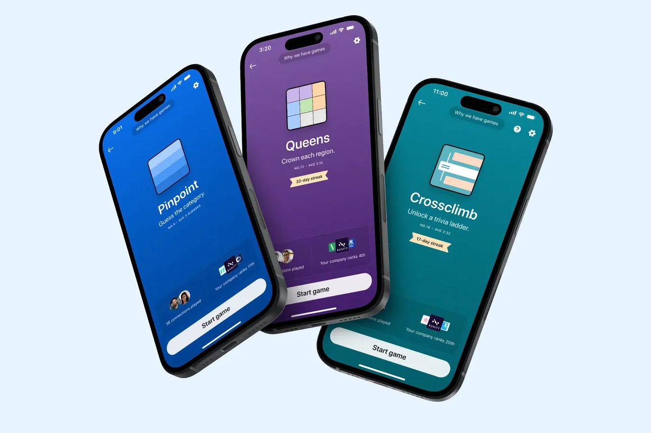 Linkedin får tre spel 