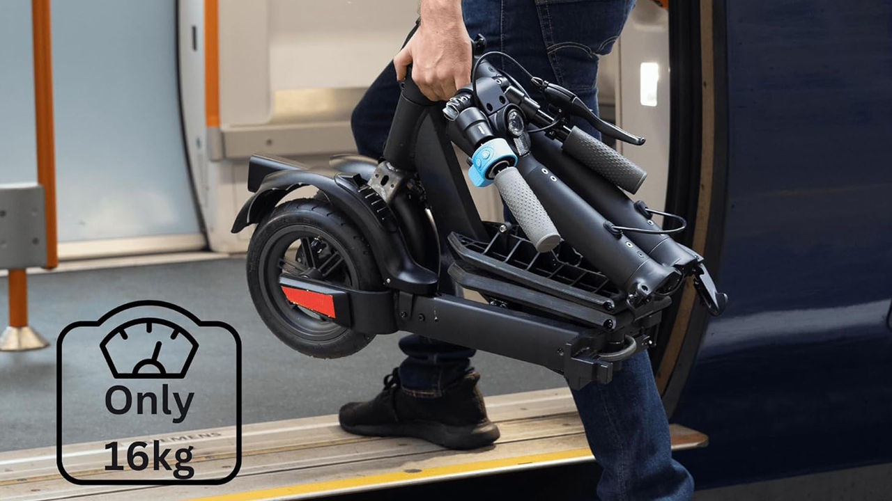 En sjukt smidig elsparkcykel för pendlare