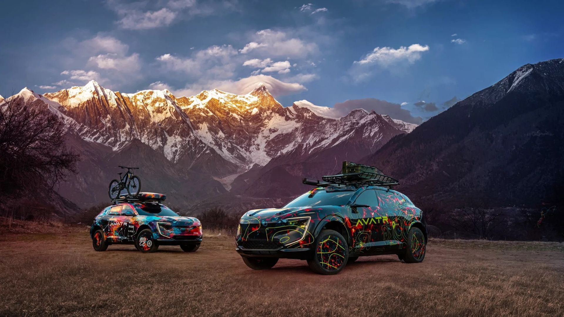 Avatr börjar teasa ny eldriven SUV