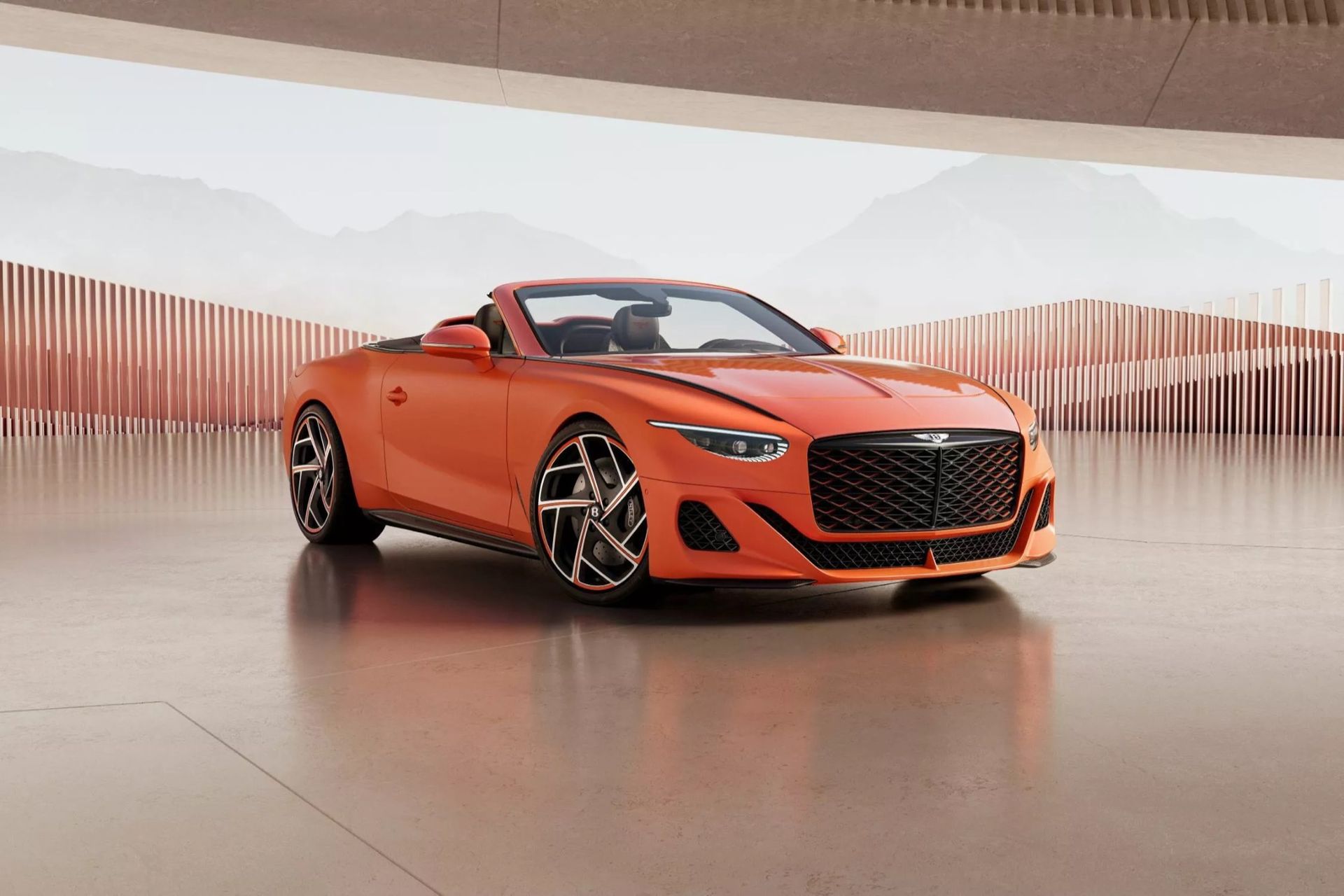 Mulliner har gjort cabriolet av Bentley Batur