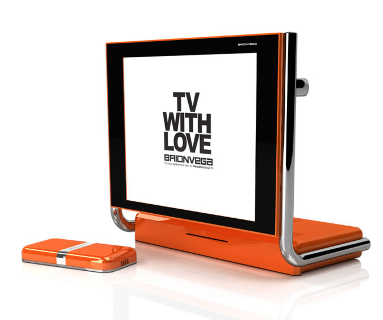 Brionvega Alpha - stilig TV med DVD