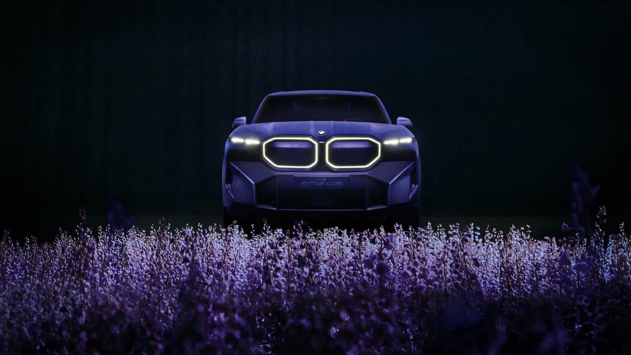 BMW XM inslagen i sammet