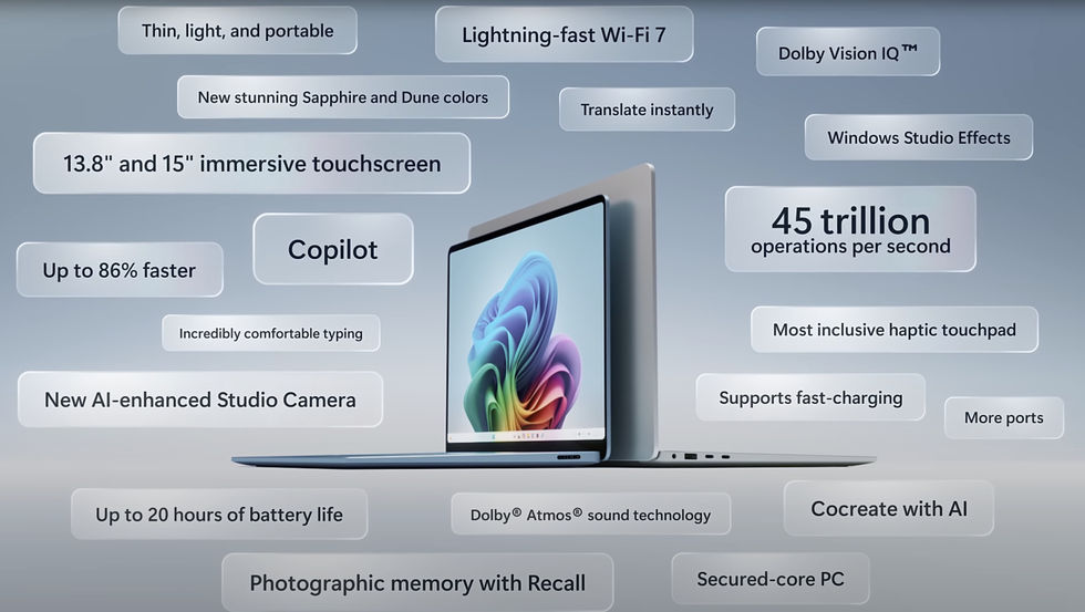 Microsoft lanserar Surface Laptop 7