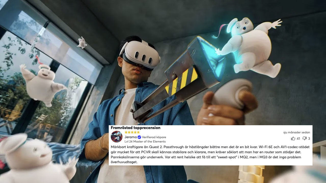 En rejäl uppgradering - Det här är Meta Quest 3!