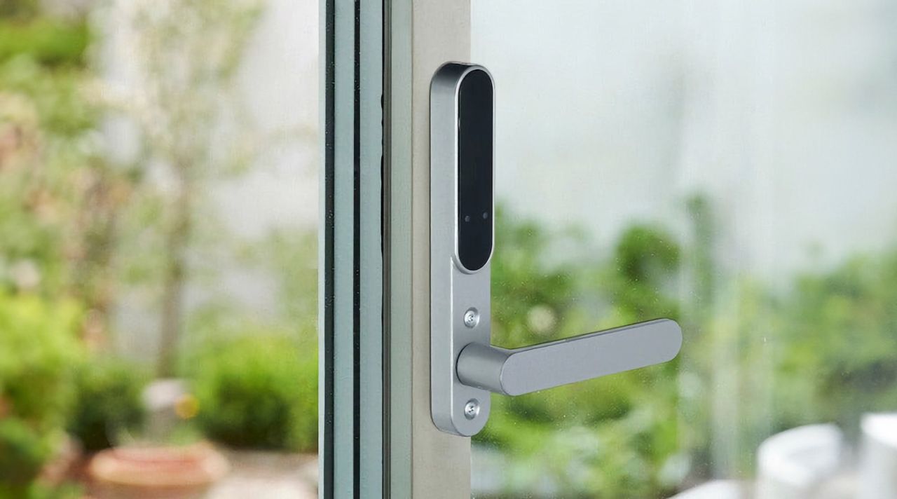 Ett smart lås för altandörrar med Matter över Thread