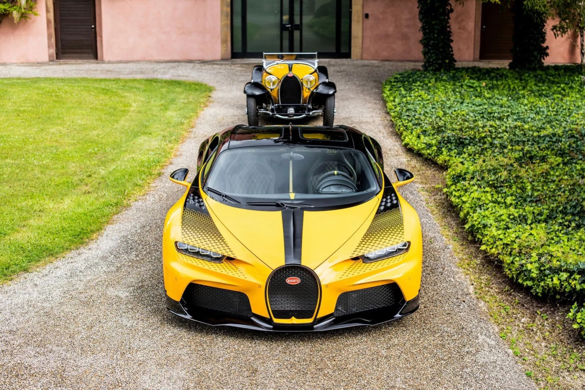 Bugatti Chiron inspirerad av 100 år gamla Type 55