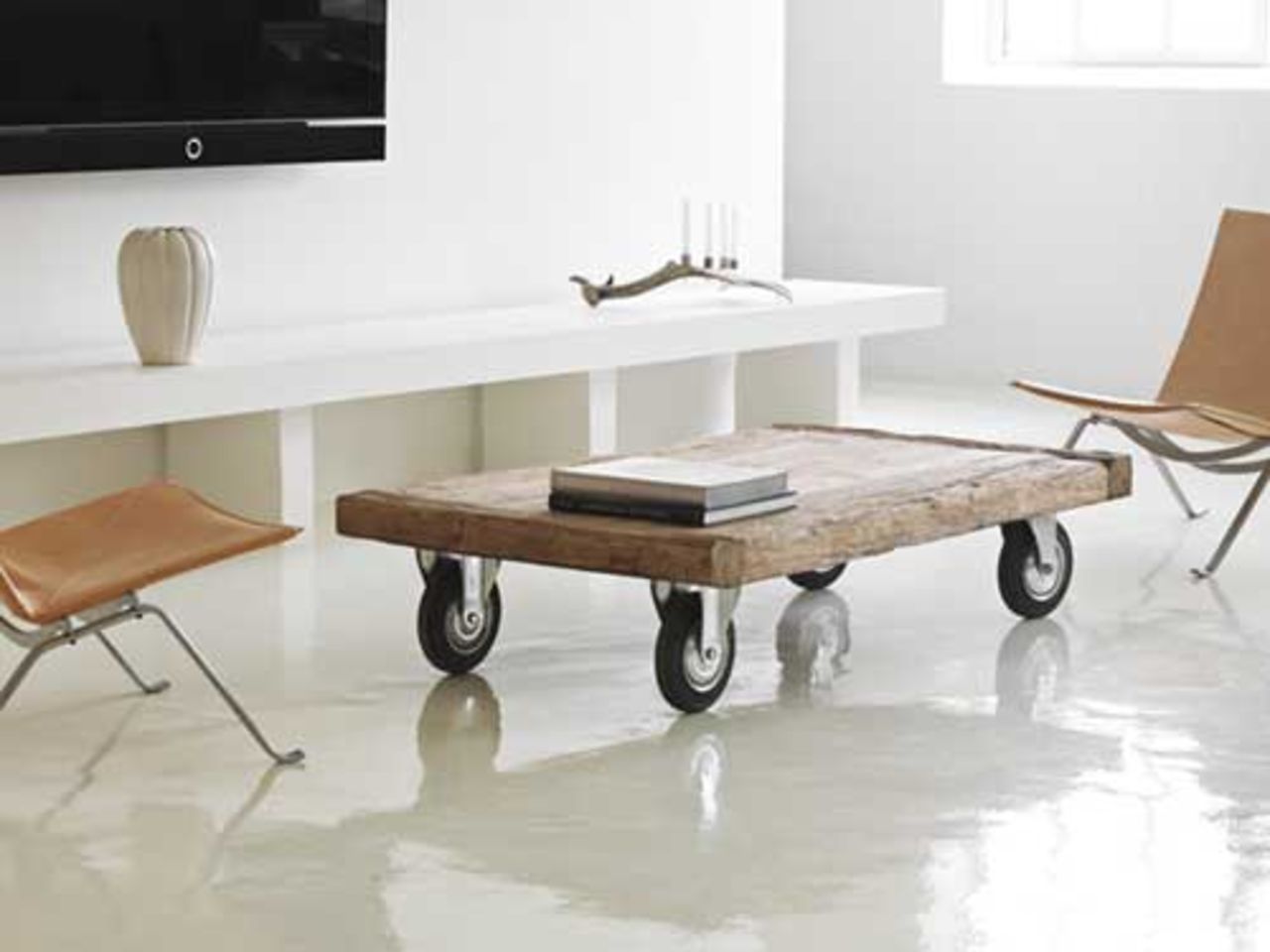 Fin plats för coffee table-böckerna