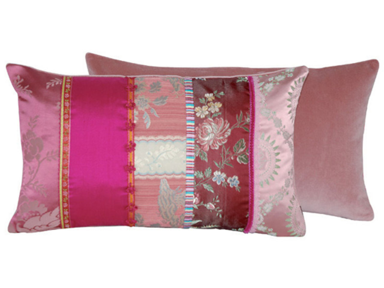 Söta franska kuddar i milda färger