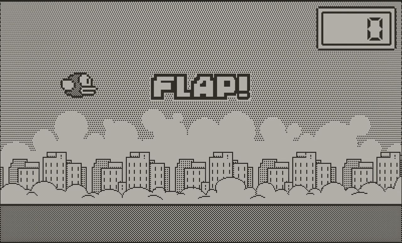 Nu finns Flappy Bird för Playdate