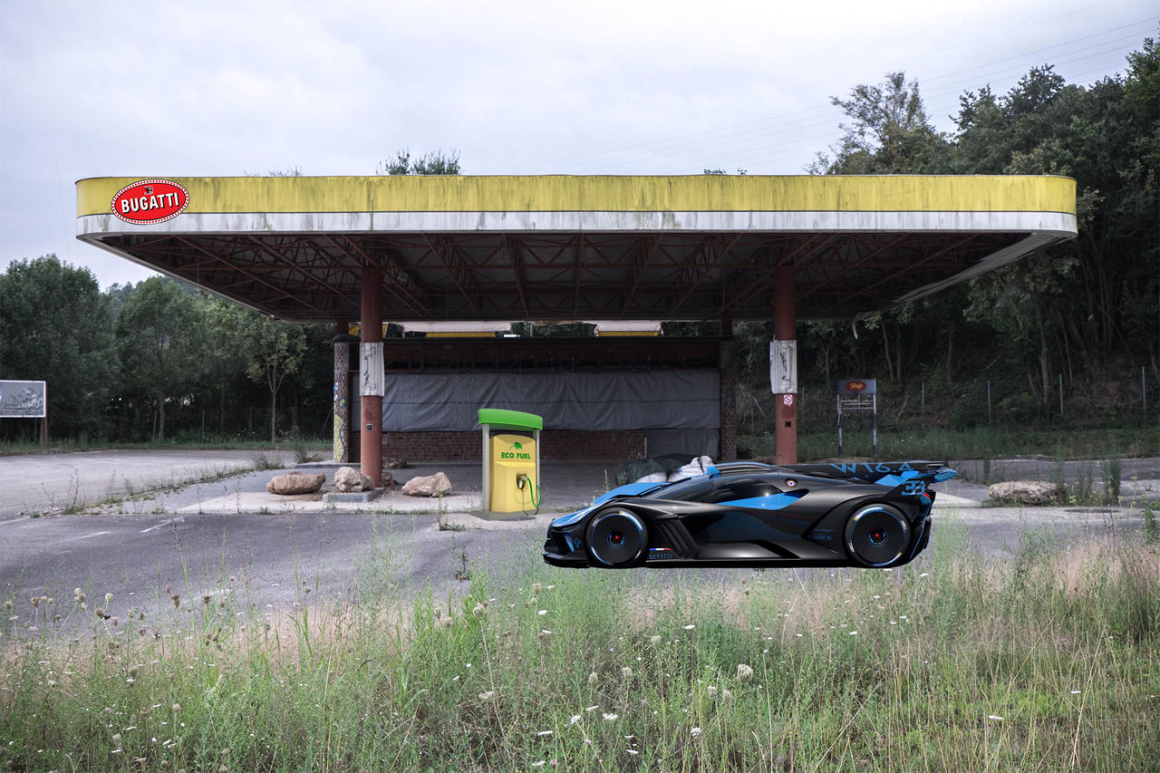 Bugatti bygger bensinstation hemma hos dig om de måste