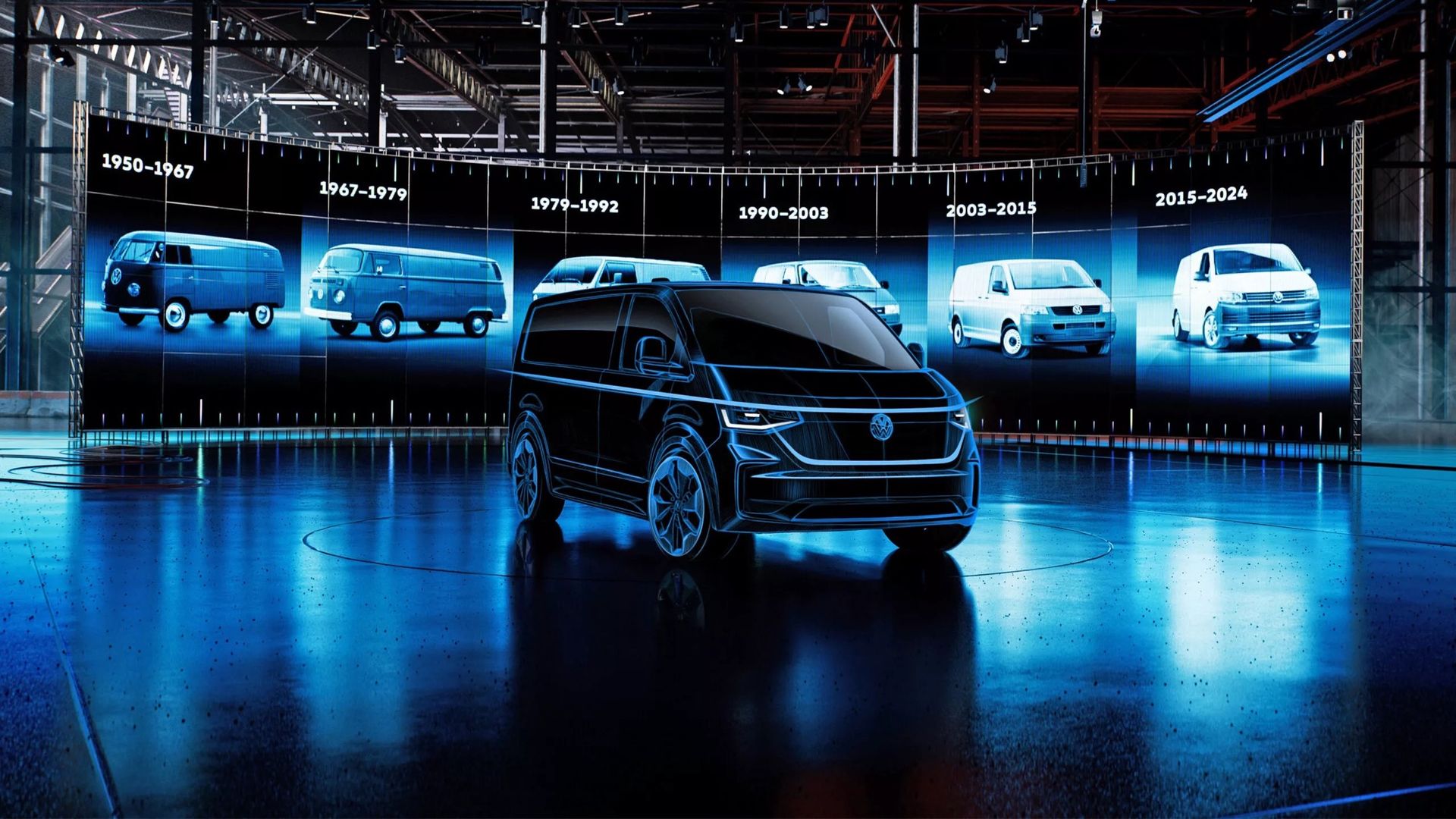Ny teaser för Volkswagen Transporter T7