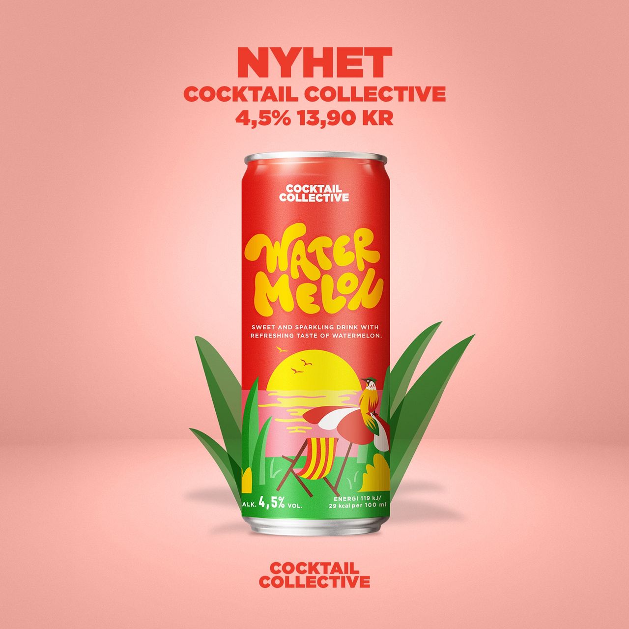 Ny alkoläsk med smak av vattenmelon