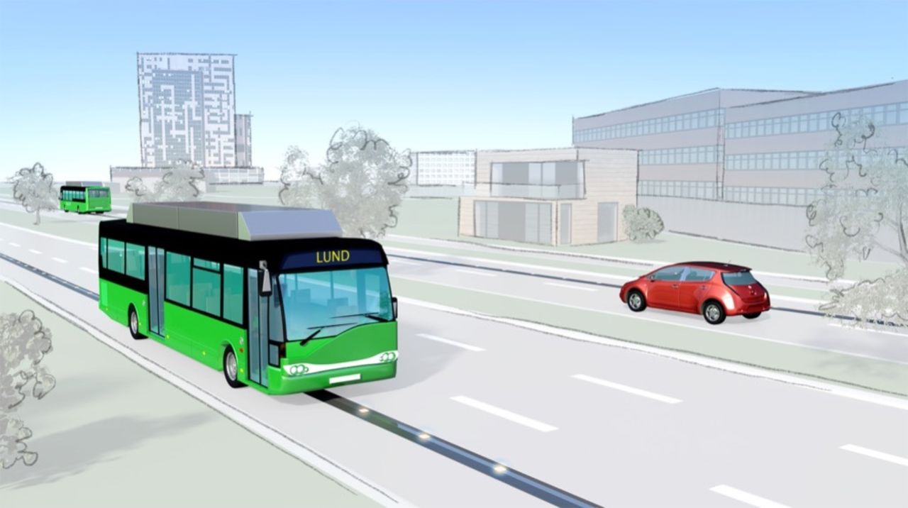 Elvägen Evolution Road i Lund bortmonterad