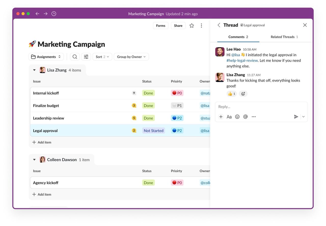 Slack släpper verktyg för projekthantering