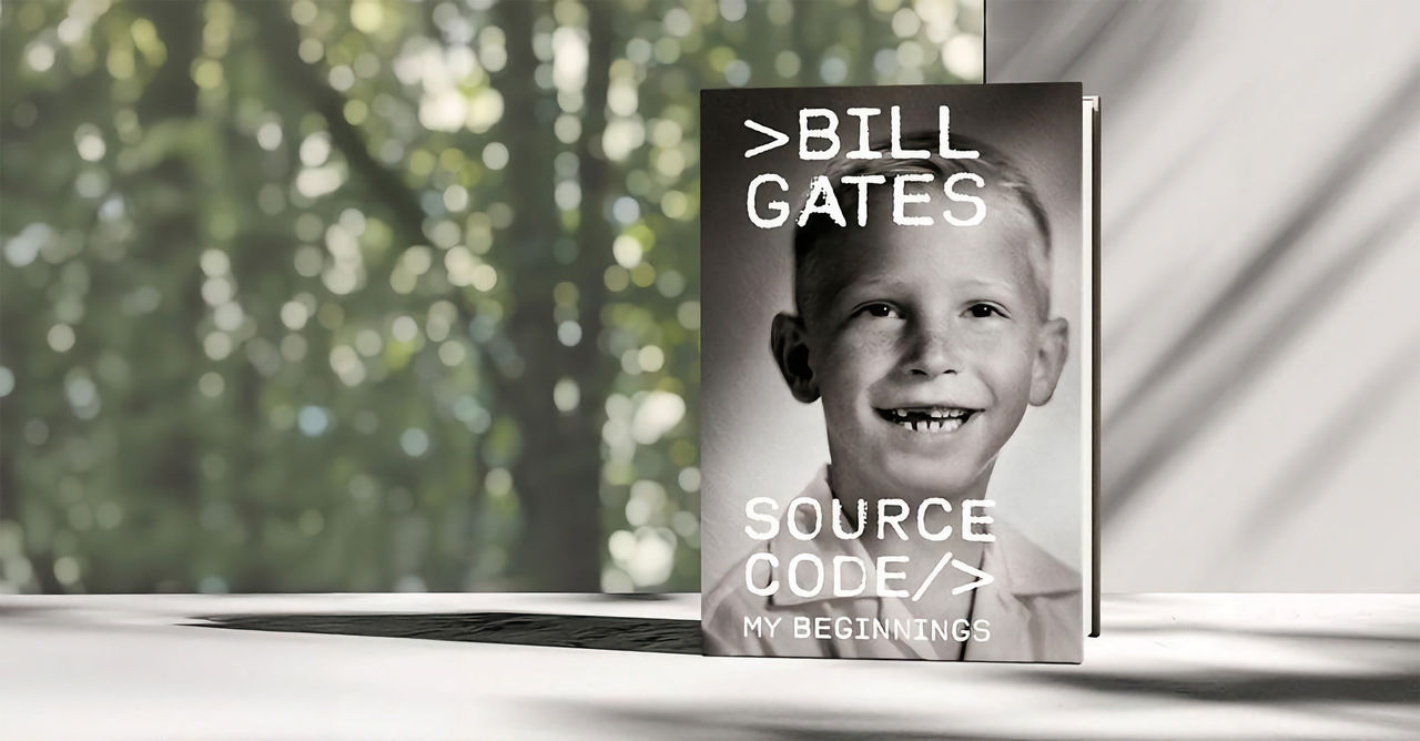 Bill Gates skriver på sina memoarer
