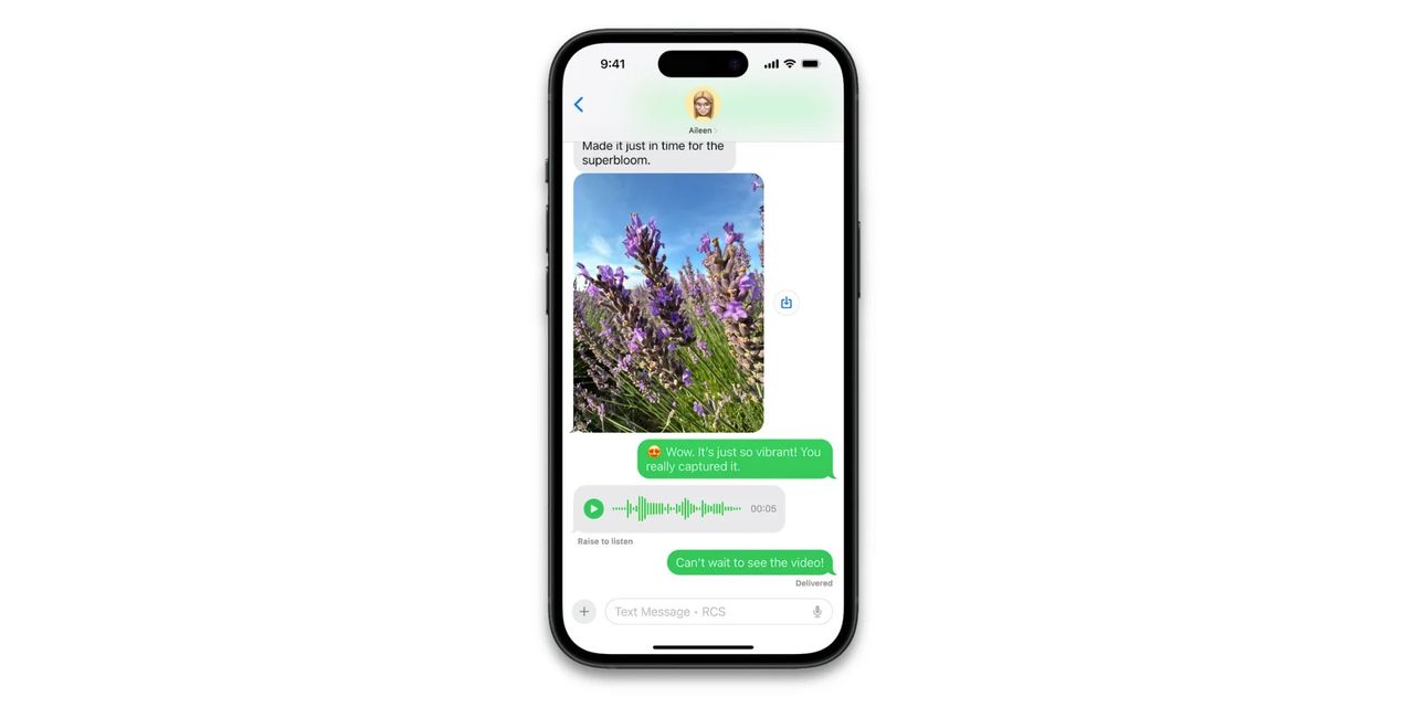 iOS 18 får officiellt stöd för RCS-meddelanden