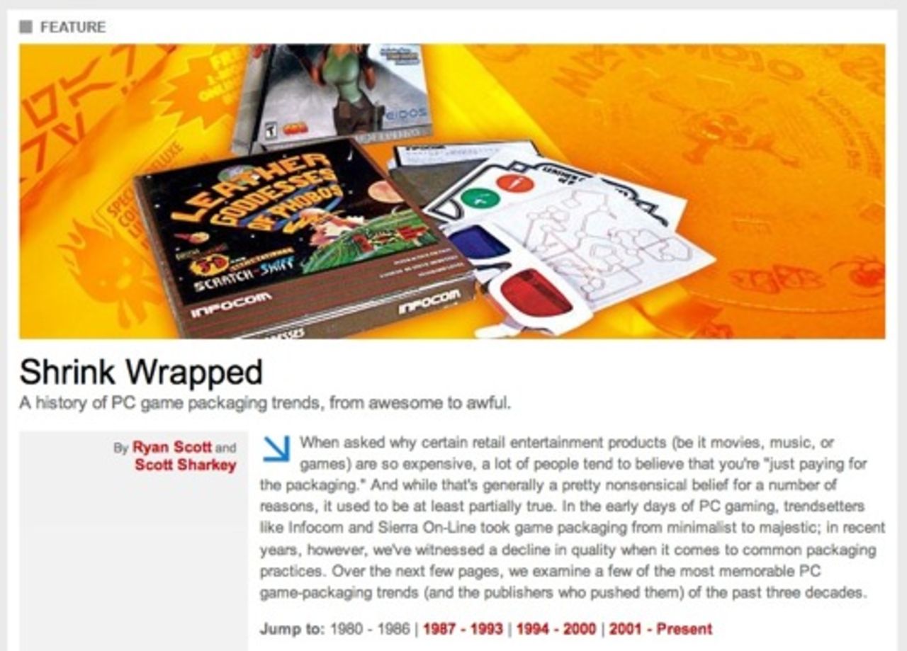 Förpackningar genom tiderna