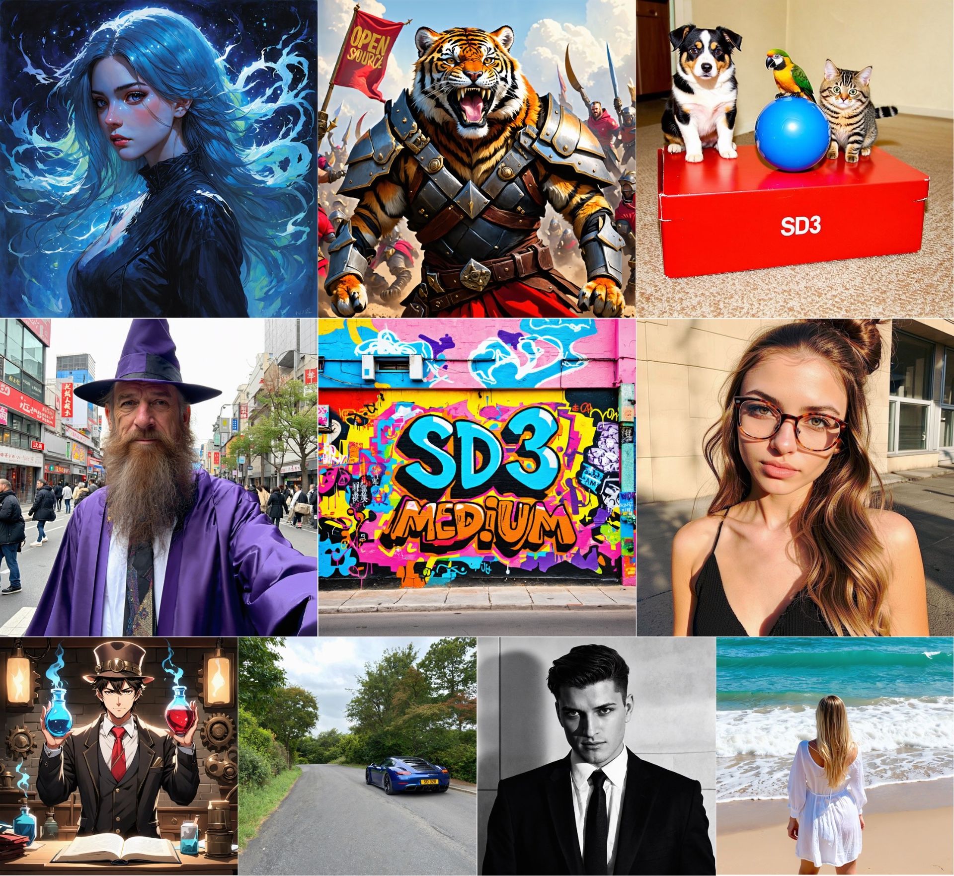 Stability AI släpper Stable Diffusion 3 Medium