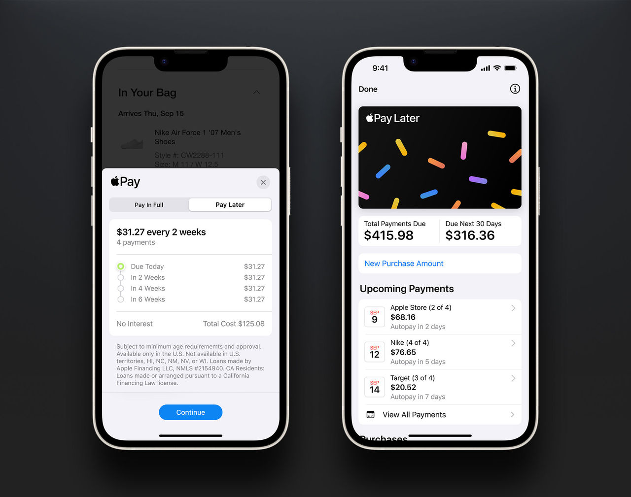 Apple slutar med kreditbetalning