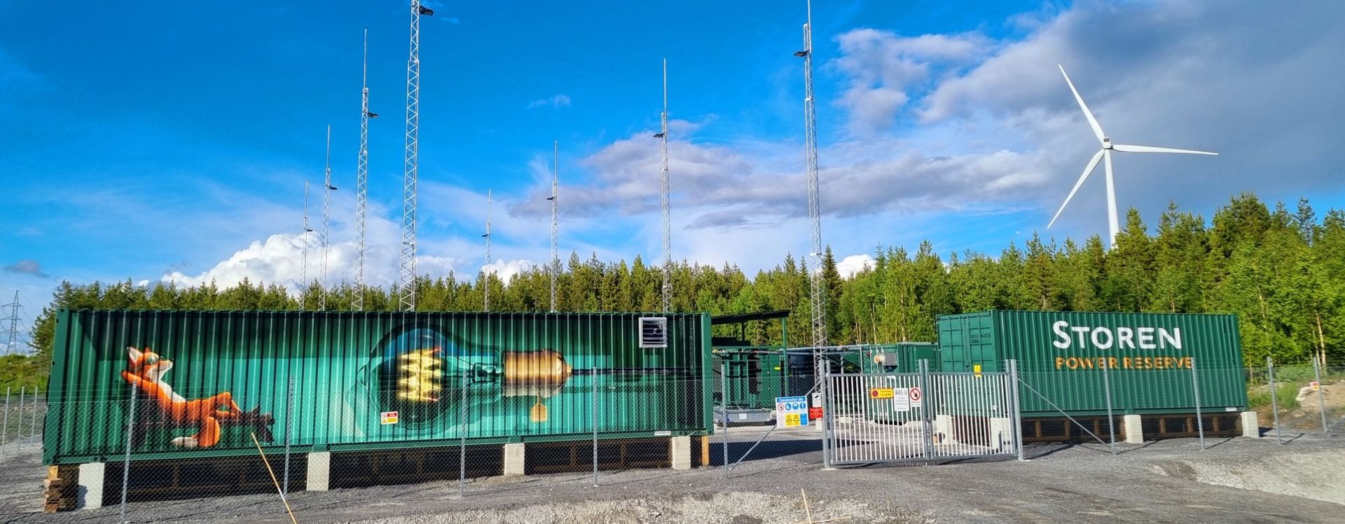 Nu har Sveriges största batterilager invigts