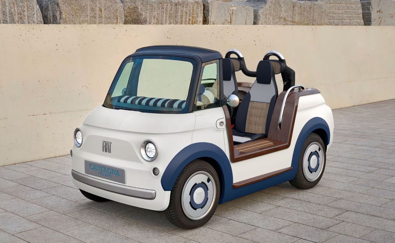 Castagna Milano fixar strandbil av Fiat Topolino