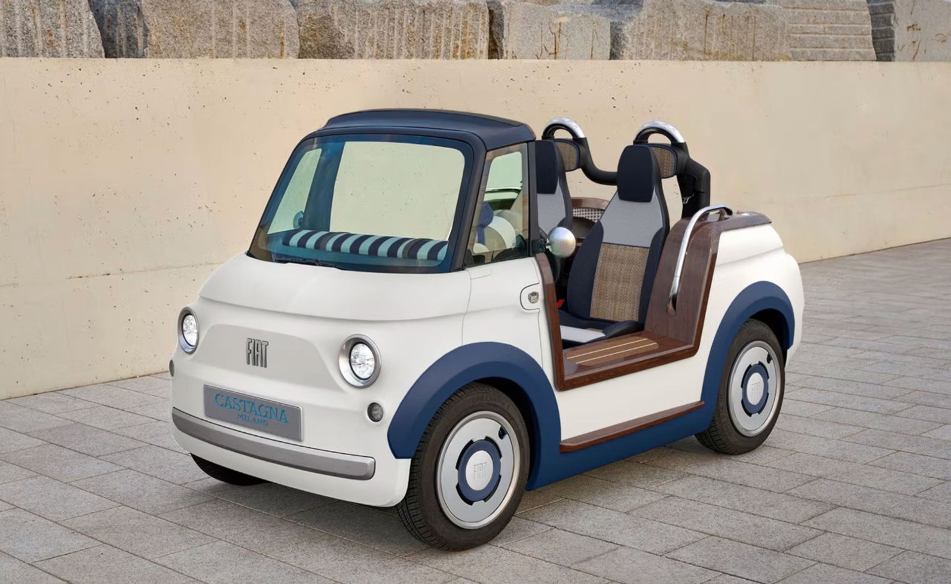 Castagna Milano fixar strandbil av Fiat Topolino