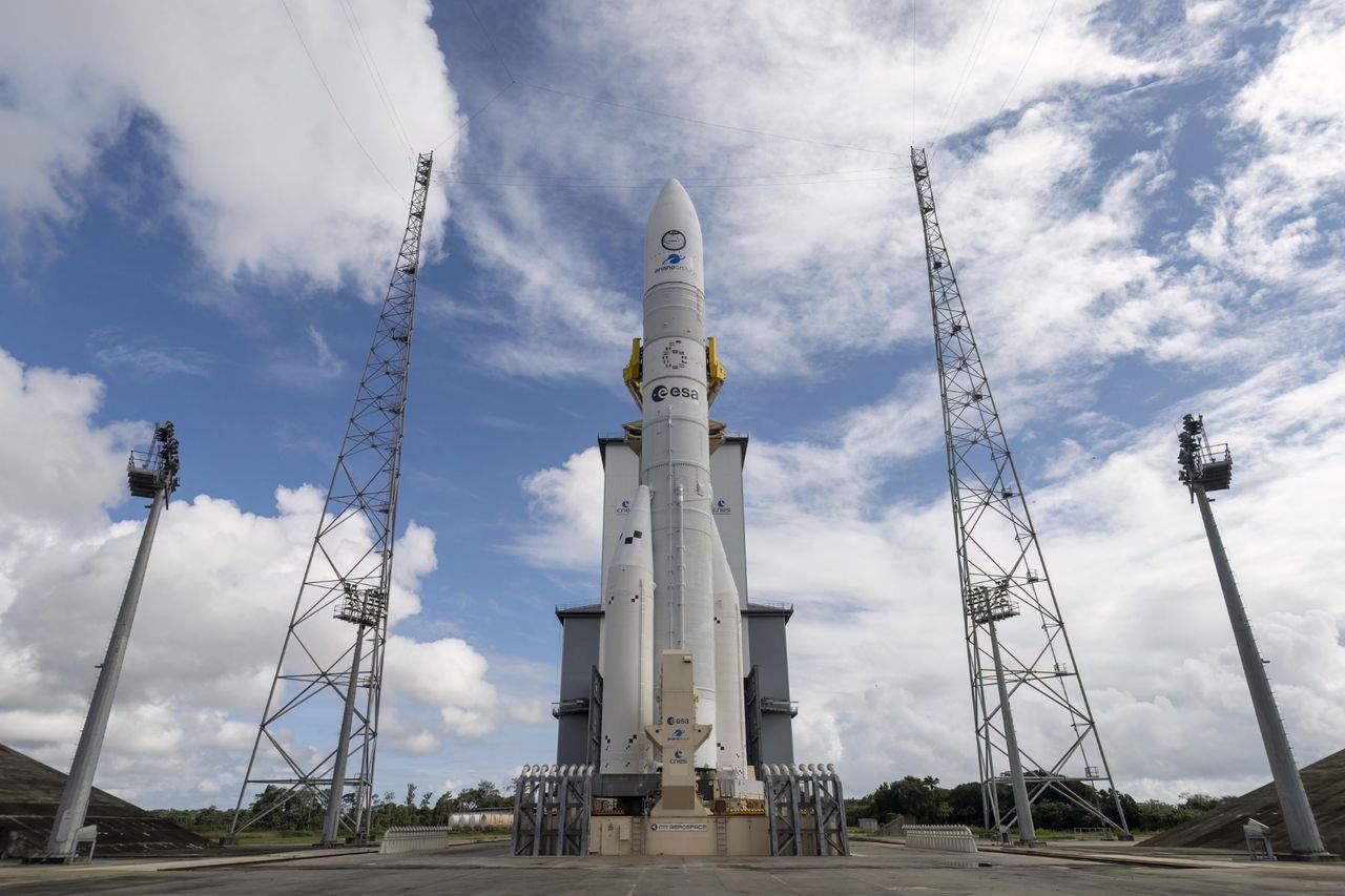Kolla in när Ariane 6 lyfter mot rymden
