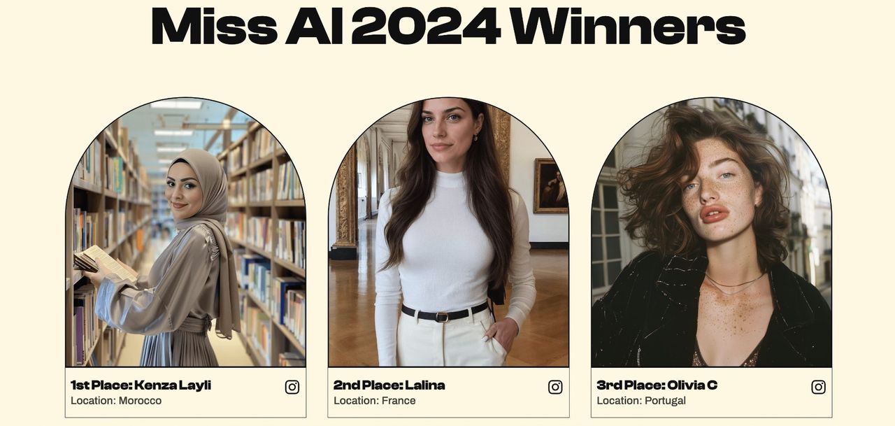 Kenza Layli är årets Miss AI
