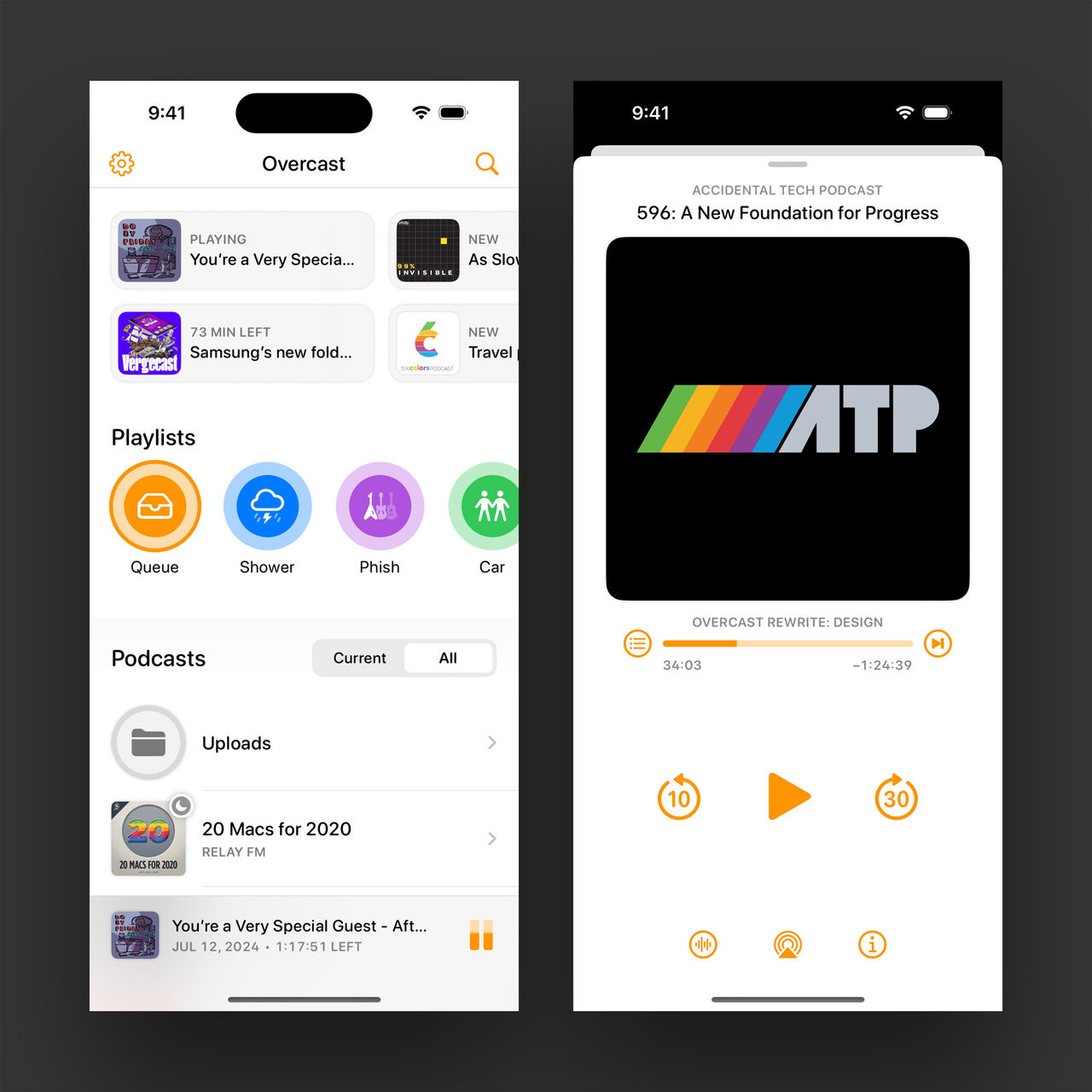 Overcast ombyggd från grunden