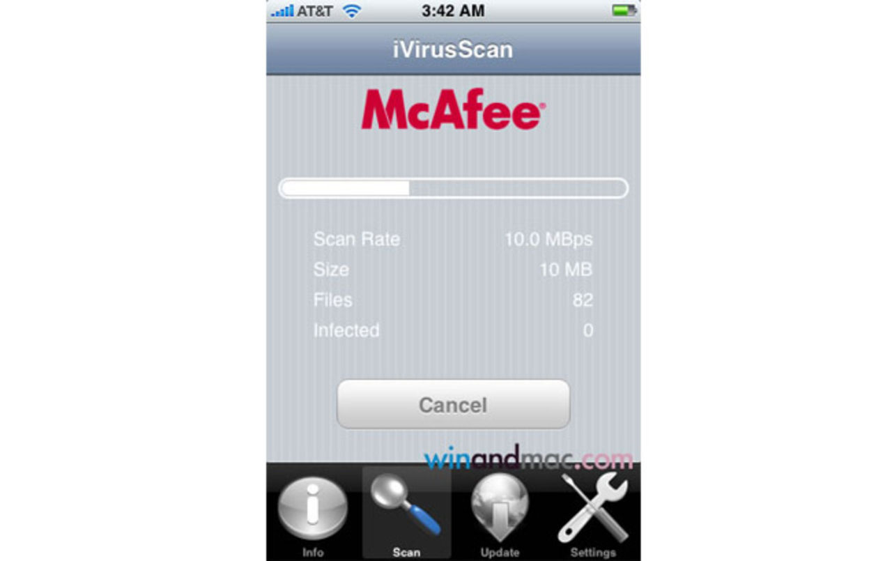 McAfee för iPhone och iPod Touch