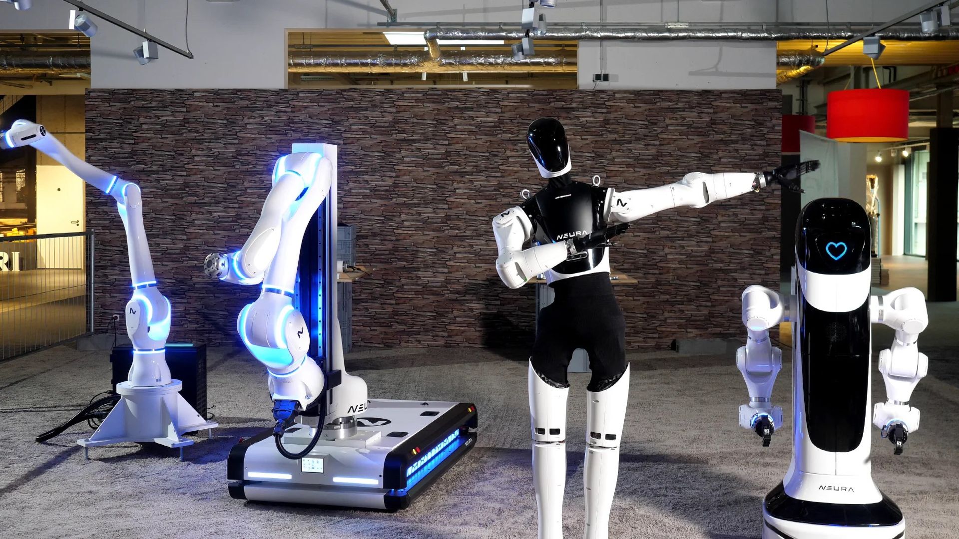 Neura Robotics visar upp sin robotfamilj