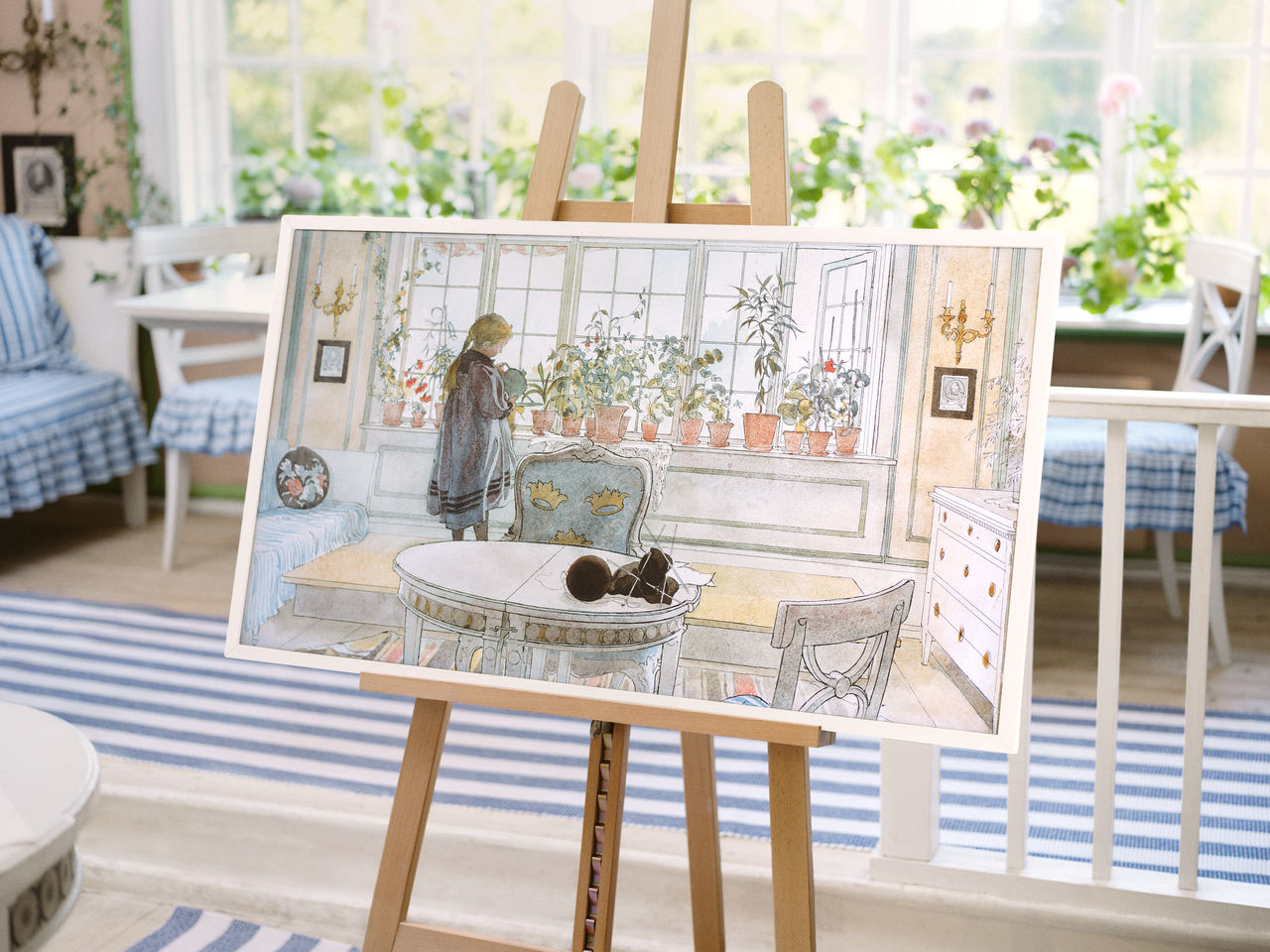 Carl Larssons konst kan nu ses i The Frame