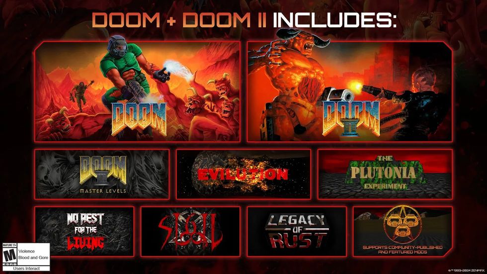 Doom och Doom II släpps i nytt paket