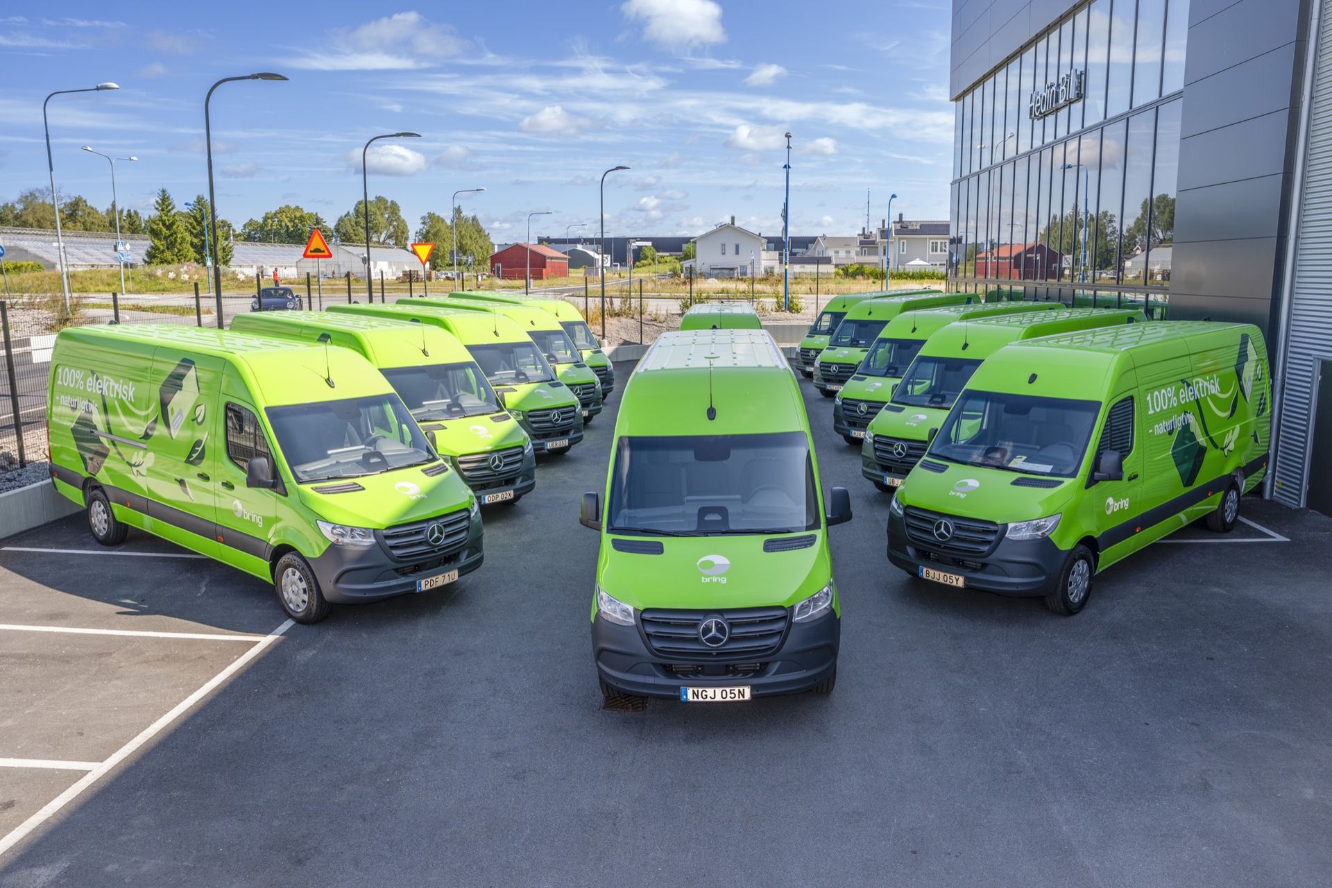 Bring har tagit emot 22 Mercedes eSprinter med lång räckvidd