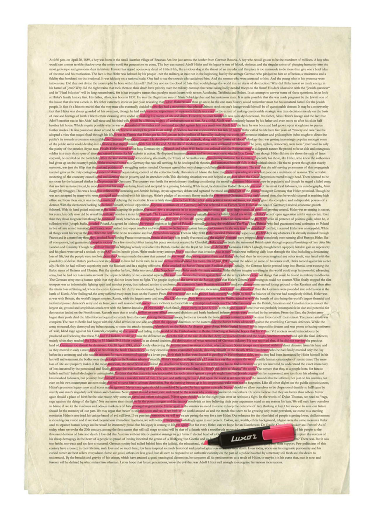 Hitler i rosa