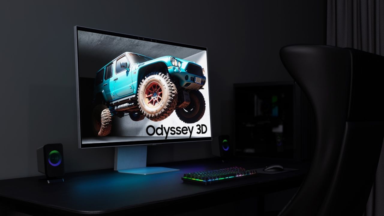 Samsung presenterar 3D-skärmen Odyssey 3D