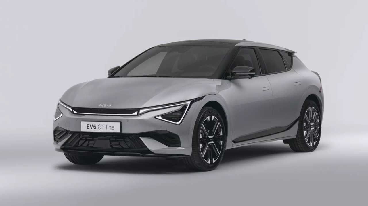 Uppdaterade Kia EV6 i Europa-kläder