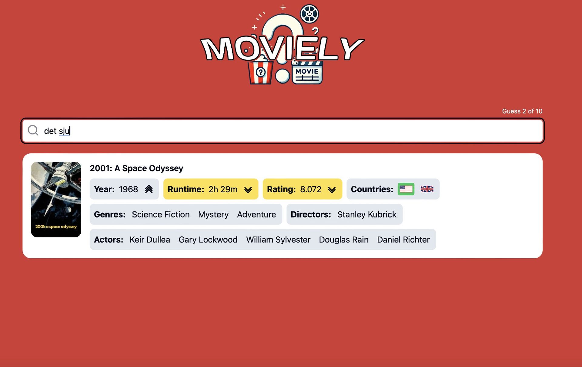 Gissa en film varje dag
