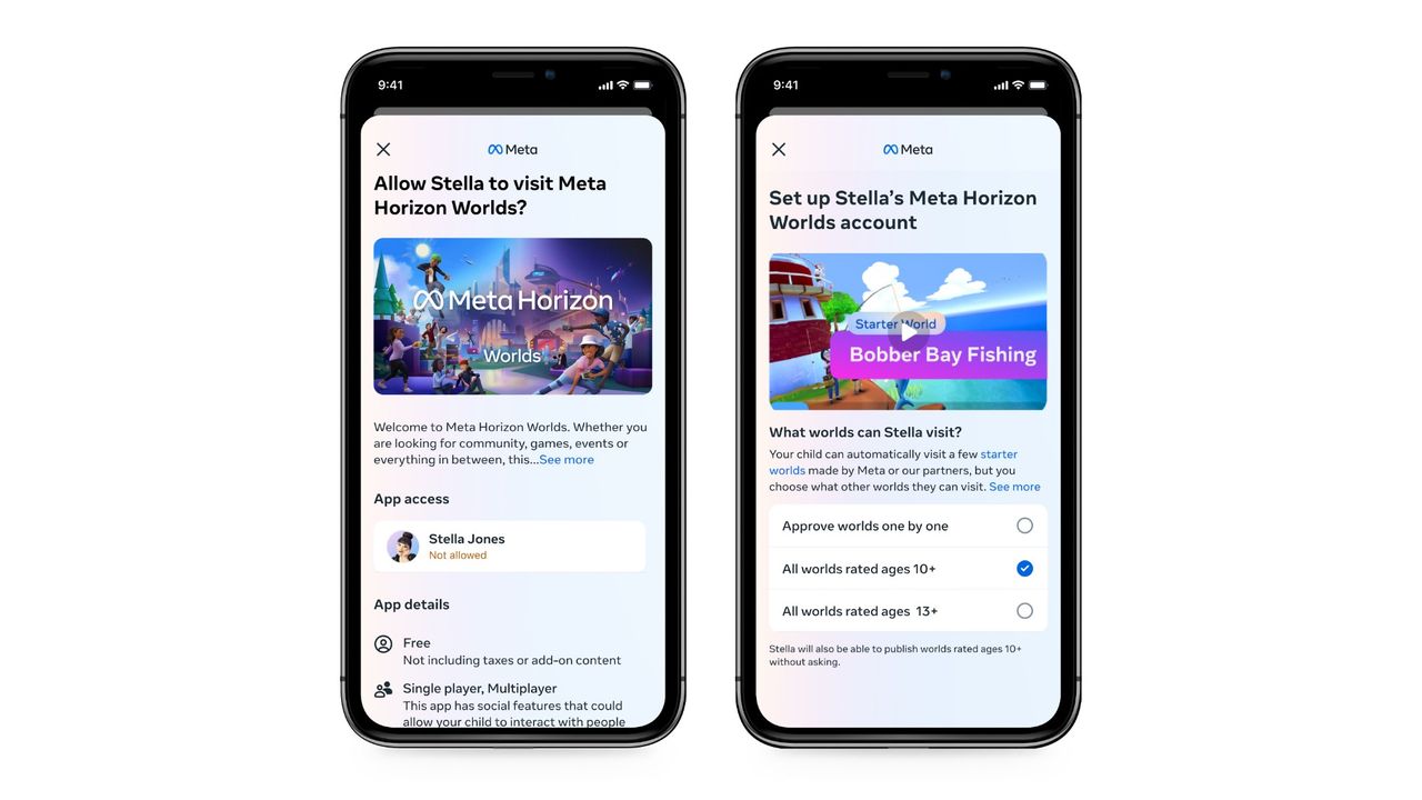 Meta öppnar upp Horizon Worlds för 10-åringar