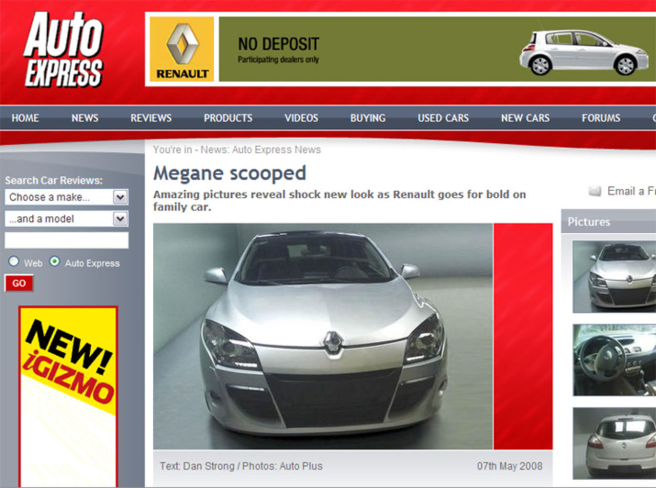 Spionbilder: Renault Megane