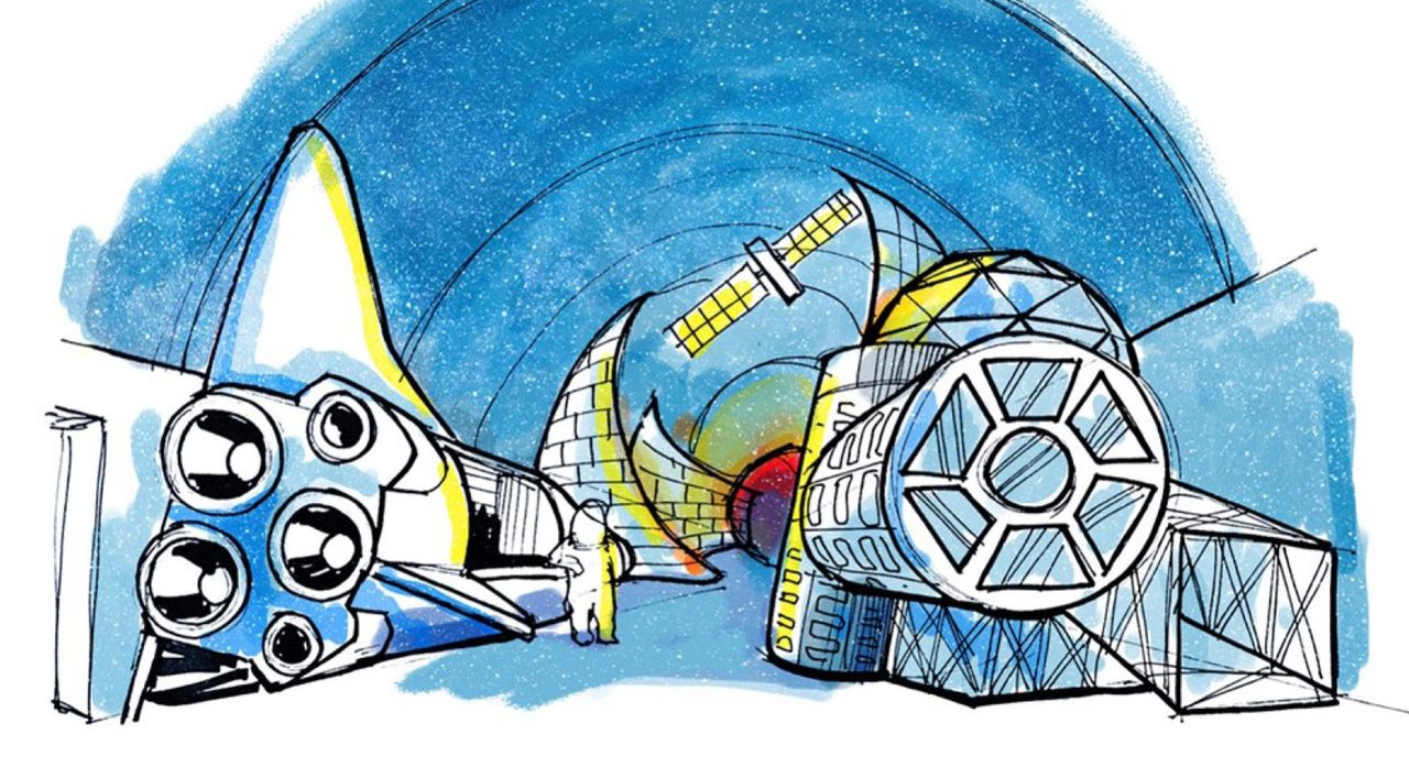 Fuglesang gör rymdinspirerad Icebar på Icehotel