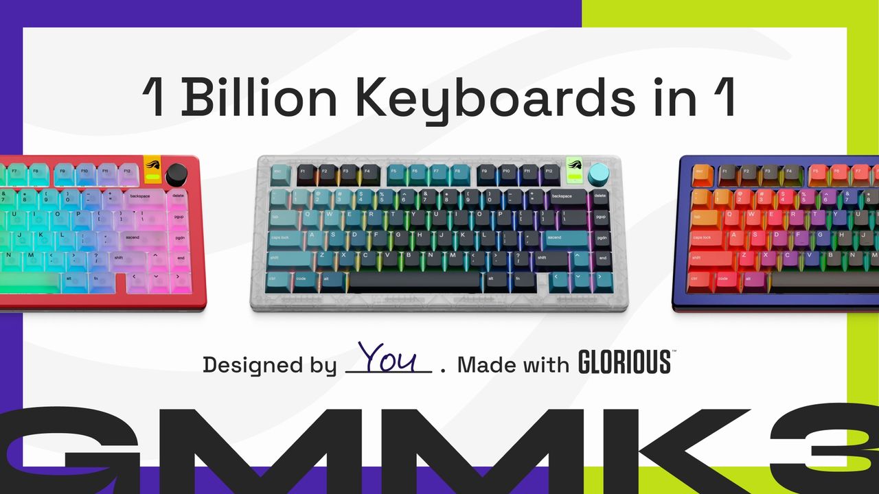 Glorious Gaming lanserar sina modulära tangentbord här