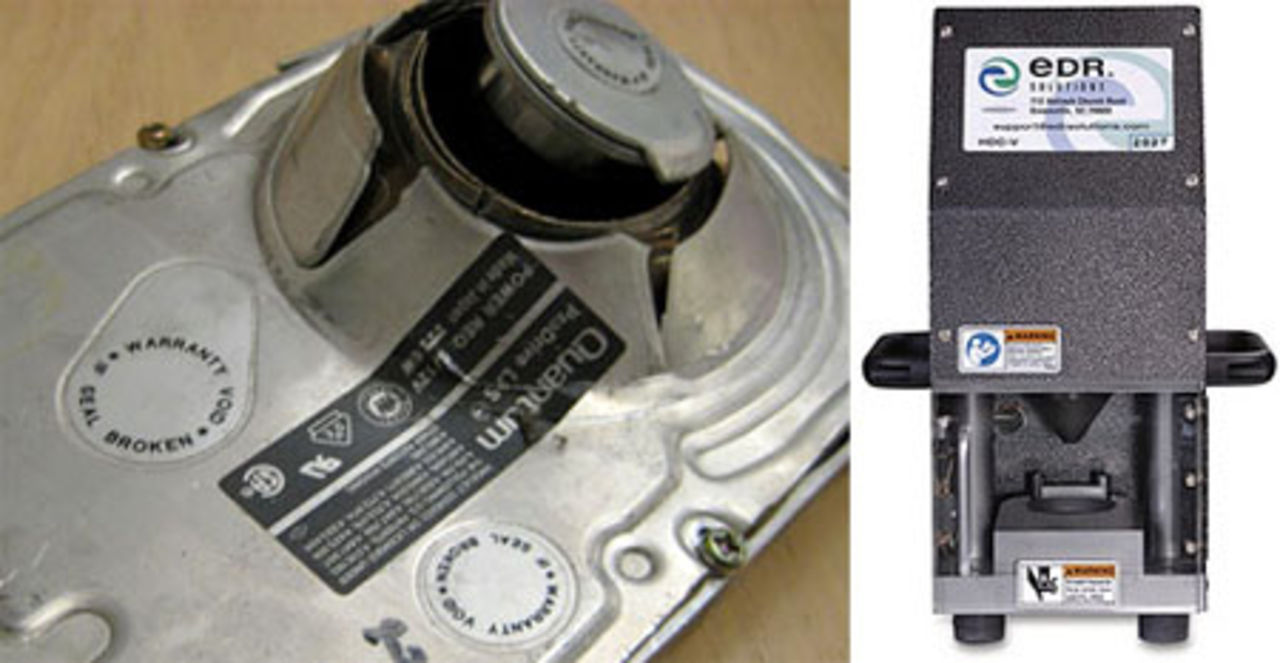 Hard Disk Crusher